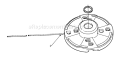 Fixed Line Head Diagram and Parts List for 51616 3000001-3999999 - 1983 Toro Trimmer