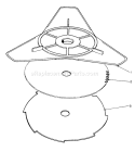Flex, Weed Blade and Brush Blade Diagram and Parts List for 51616 3000001-3999999 - 1983 Toro Trimmer