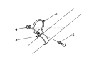 Clamp and Ring Kit Diagram and Parts List for 51616 5000001-5999999 - 1985 Toro Trimmer