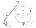 Metal Blade Kit Diagram and Parts List for 51616 5000001-5999999 - 1985 Toro Trimmer