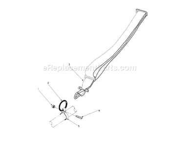 Shoulder Harness Diagram and Parts List for 51628 0000001-09999991990 Toro Trimmer