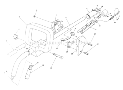 Part Location Diagram of 57-5490 Toro Lh Housing