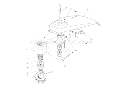 Part Location Diagram of 52-5730 Toro Grass Shield-Plastic