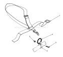Deluxe Shoulder/Belt Harness Diagram and Parts List for 51641 7000001-7999999 - 1987 Toro Trimmer