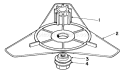Flex Blade Kit Diagram and Parts List for 51642 6000001-6999999 - 1986 Toro Trimmer