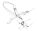 Deluxe Shoulder/Belt Harness Diagram and Parts List for 51642 7000001-7999999 - 1987 Toro Trimmer
