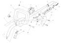 Handle Assembly Diagram and Parts List for 51642 7000001-7999999 - 1987 Toro Trimmer