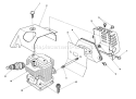 Cylinder & Muffler Assembly Diagram and Parts List for 51643 7000001-7999999 - 1987 Toro Trimmer