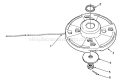 Page G Diagram and Parts List for 51643 7000001-7999999 - 1987 Toro Trimmer