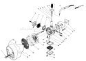 Air Cleaner & Carburetor Assembly Diagram and Parts List for 51644 7000001-7999999 - 1987 Toro Trimmer
