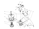 Trimmer Head Assembly Diagram and Parts List for 51644 5000001-5999999 - 1985 Toro Trimmer
