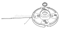 Fixed Line Head Diagram and Parts List for 51644 5000001-5999999 - 1985 Toro Trimmer