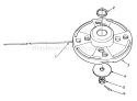 Fixed Line Head Diagram and Parts List for 51644 6000001-6999999 - 1986 Toro Trimmer
