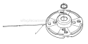 Fixed Line Head Diagram and Parts List for 51645 5000001-5999999 - 1985 Toro Trimmer