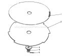 Part Location Diagram of 51-1 Toro Blade-240 8" Dia.