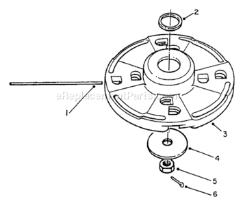 Metallic Fixed Line Cutter Head Diagram and Parts List for 51650 2000001-29999991992 Toro Trimmer