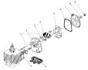 Spark Arrestor Muffler Diagram and Parts List for 51650 9000001-99999991989 Toro Trimmer