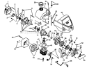Engine Diagram and Parts List for 51620 3900001-3999999 - 1993 Toro Trimmer