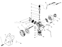 Carburetor & Air Cleaner Assembly Diagram and Parts List for 51660 9000001-99999991989 Toro Trimmer
