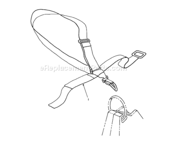 Deluxe Shoulder Belt Harness Diagram and Parts List for 51665 0000001-09999991990 Toro Trimmer