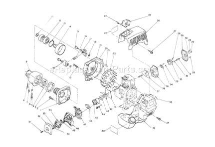 Part Location Diagram of 83-4820 Toro Muffler-Spark Arrestor