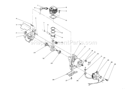 Part Location Diagram of 82-2490 Toro Lead Wire