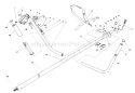 Handle Assembly Diagram and Parts List for 51675 2000001-2999999 - 1992 Toro Trimmer
