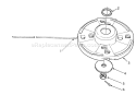 Metallic Fixed Line Cutter Head Diagram and Parts List for 51675 2000001-2999999 - 1992 Toro Trimmer