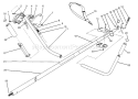 Part Location Diagram of 76-4371 Toro Throttle Cable