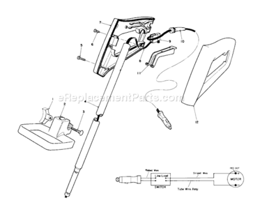 Handle Assembly Diagram and Parts List for 51720 2000001-29999991992 Toro Trimmer
