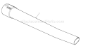 Blower Tube Diagram and Parts List for 51740 0000001-0999999 - 1990 Toro Leaf Blower / Vacuum