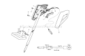 Handle Assembly Diagram and Parts List for 51770 1000001-1999999 - 1991 Toro Trimmer
