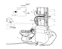 Battery Pack Assembly Diagram and Parts List for 51790 1000001-1999999 - 1991 Toro Leaf Blower / Vacuum