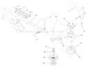 Part Location Diagram of 610314 Toro Throttle Trigger Spring
