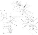 Part Location Diagram of 92-3325 Toro Decal - Warning
