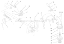 Boom And Trimmer Assembly Diagram and Parts List for 51917 89000001-899999991998 Toro Trimmer