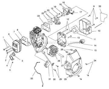 Part Location Diagram of 180986 Toro Cap Set - Carb Limiter