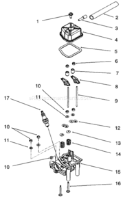 Part Location Diagram of 181035 Toro Washer
