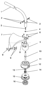 Part Location Diagram of 181549 Toro Shaft - Flexible Drive