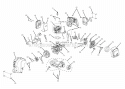 Engine Assembly Diagram and Parts List for 51934A  Toro Trimmer