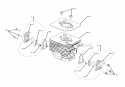 Engine Sub-Assembly A Diagram and Parts List for 51934A  Toro Trimmer