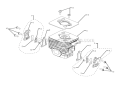 Engine Sub-Assembly A Diagram and Parts List for 51936  Toro Trimmer
