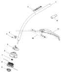 Page A Diagram and Parts List for 51950  Toro Trimmer