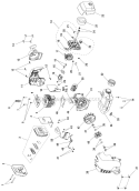 Part Location Diagram of 308430016 Ryobi Starter Assembly