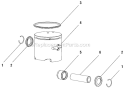 Part Location Diagram of 690161002 Homelite PISTON RING
