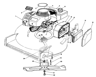 Engine Assembly (Model No. 47pg6) Diagram and Parts List for 20747C 7000001 - 7999999 Toro Lawn Mower