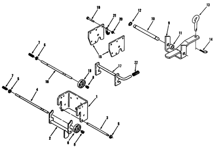 Hitches Diagram and Parts List for R1-20OE02 2000001 - 2999999 Toro Lawn Tractor