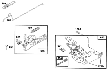 Engine Briggs & Stratton Model 127702-0131-01 Diagram and Parts List for 20903BC 4900001 - 4999999 Toro Lawn Mower