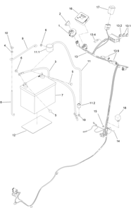 Part Location Diagram of 132-8870 Toro Harness-Wire