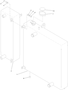 Cooling Assembly 2 Diagram and Parts List for 74072 403226744-404399999 Toro Lawn Mower